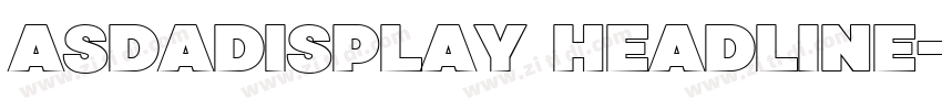 ASDADisplay Headline字体转换